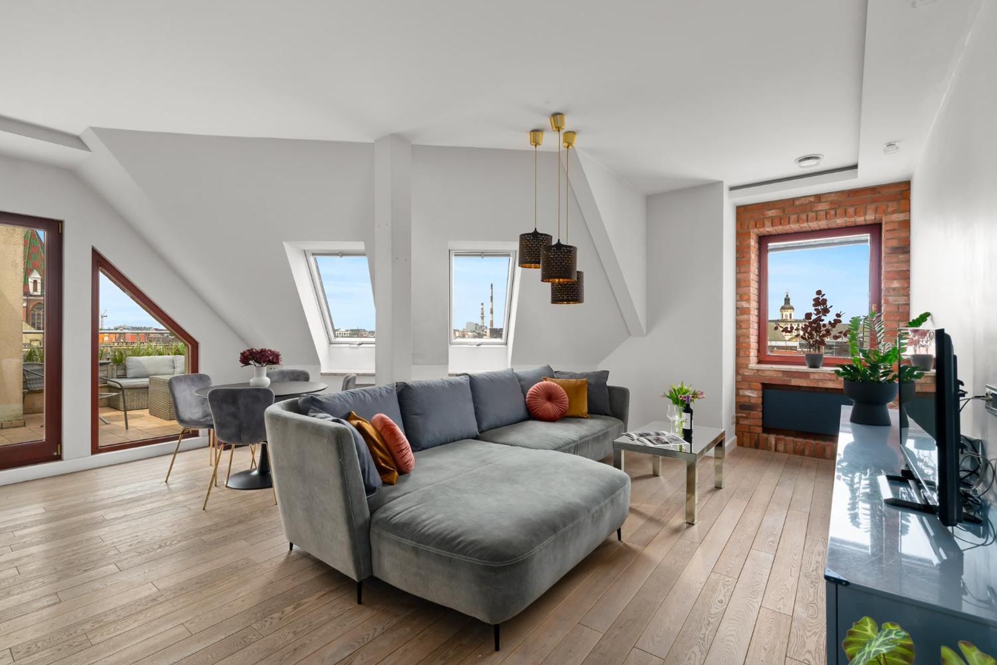 Panorama View -lux 100m2 With Terrace As Rynek510 Apartment *